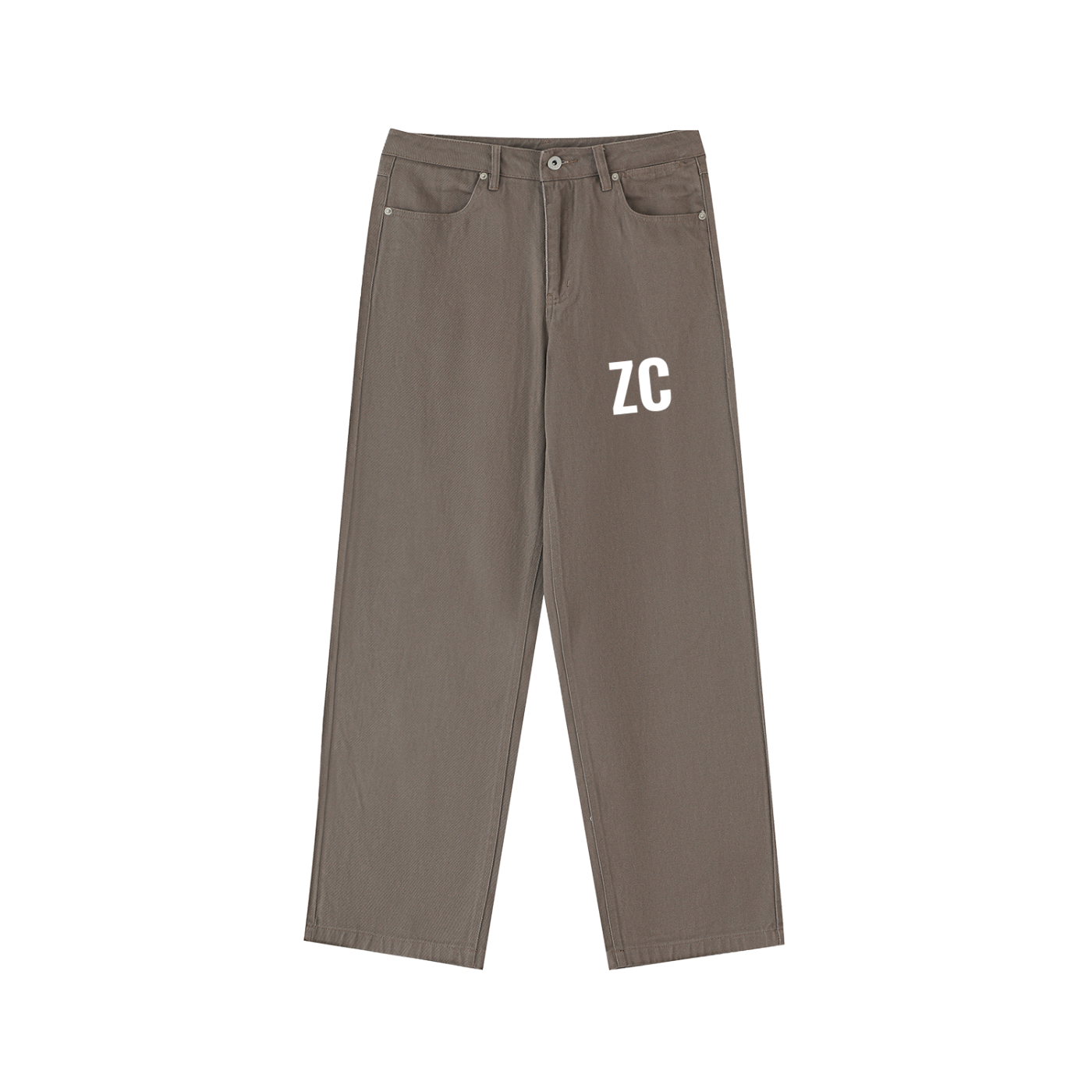 Heavyweight Cotton Straight-Leg Pants