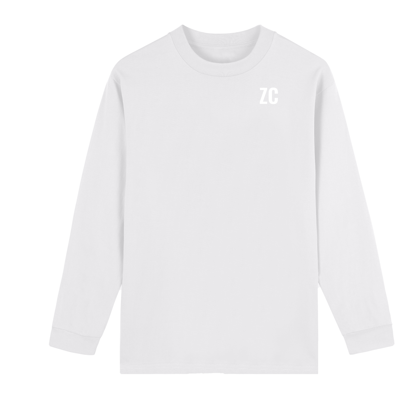 Crew Neck Drop Shoulder Long Sleeve Shirt