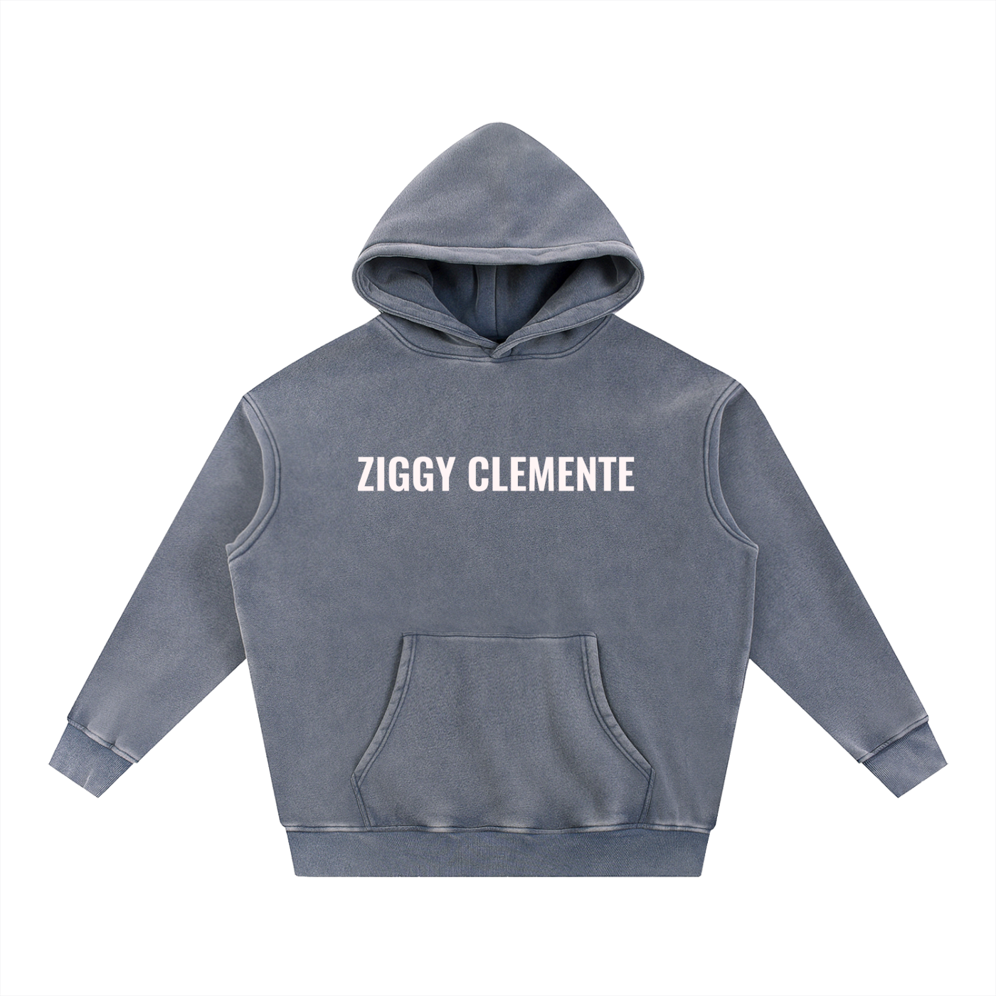 Snow Wash Fleece Oversize Hoodie