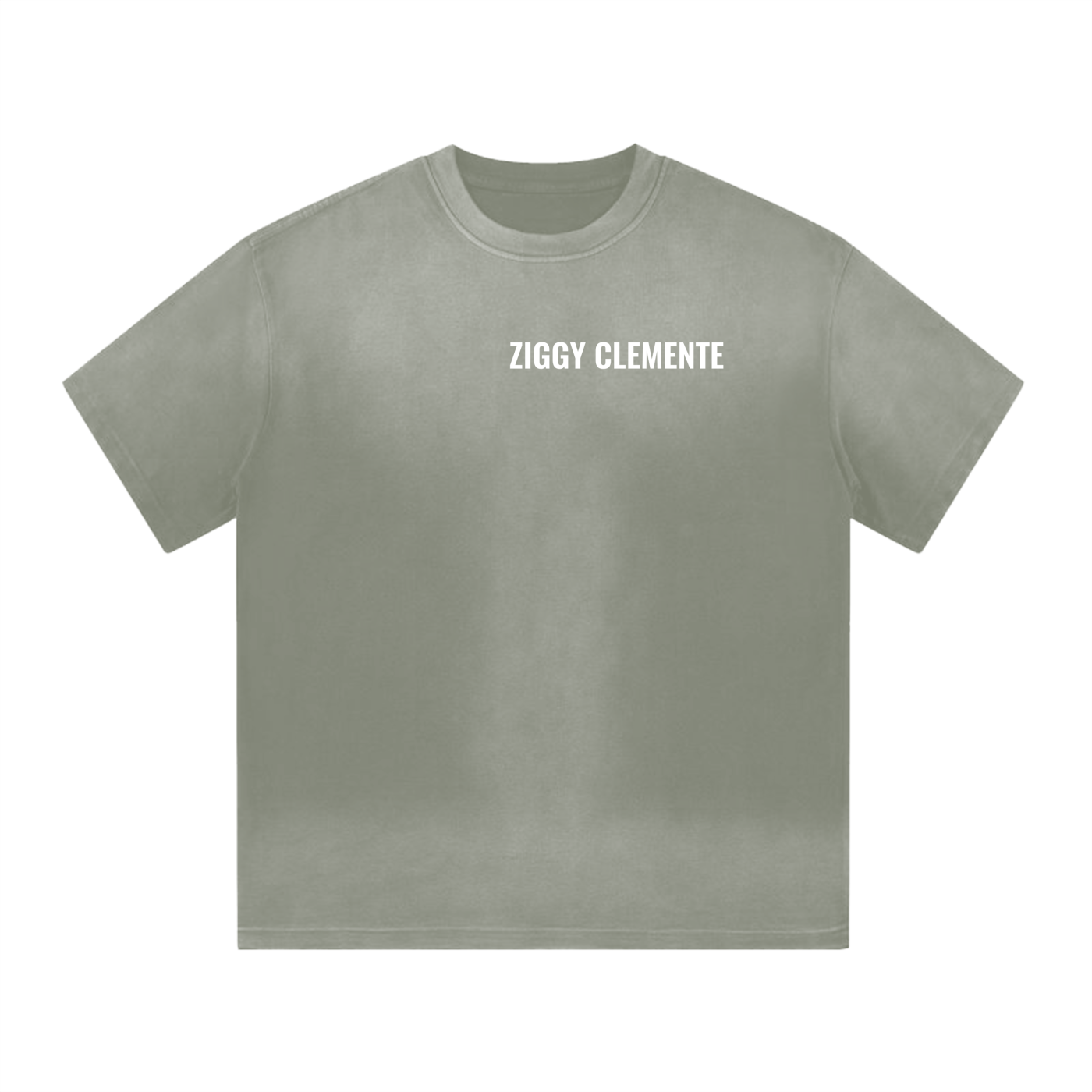 “I” Shape Gradient Washed T-Shirt