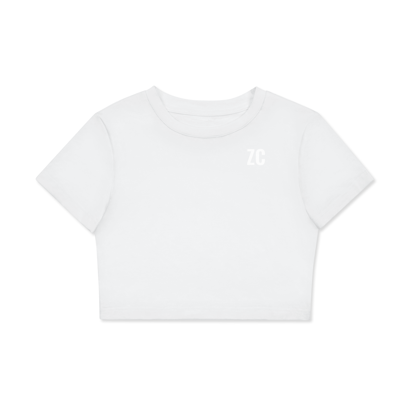 Fitted Crop Cotton T-Shirt