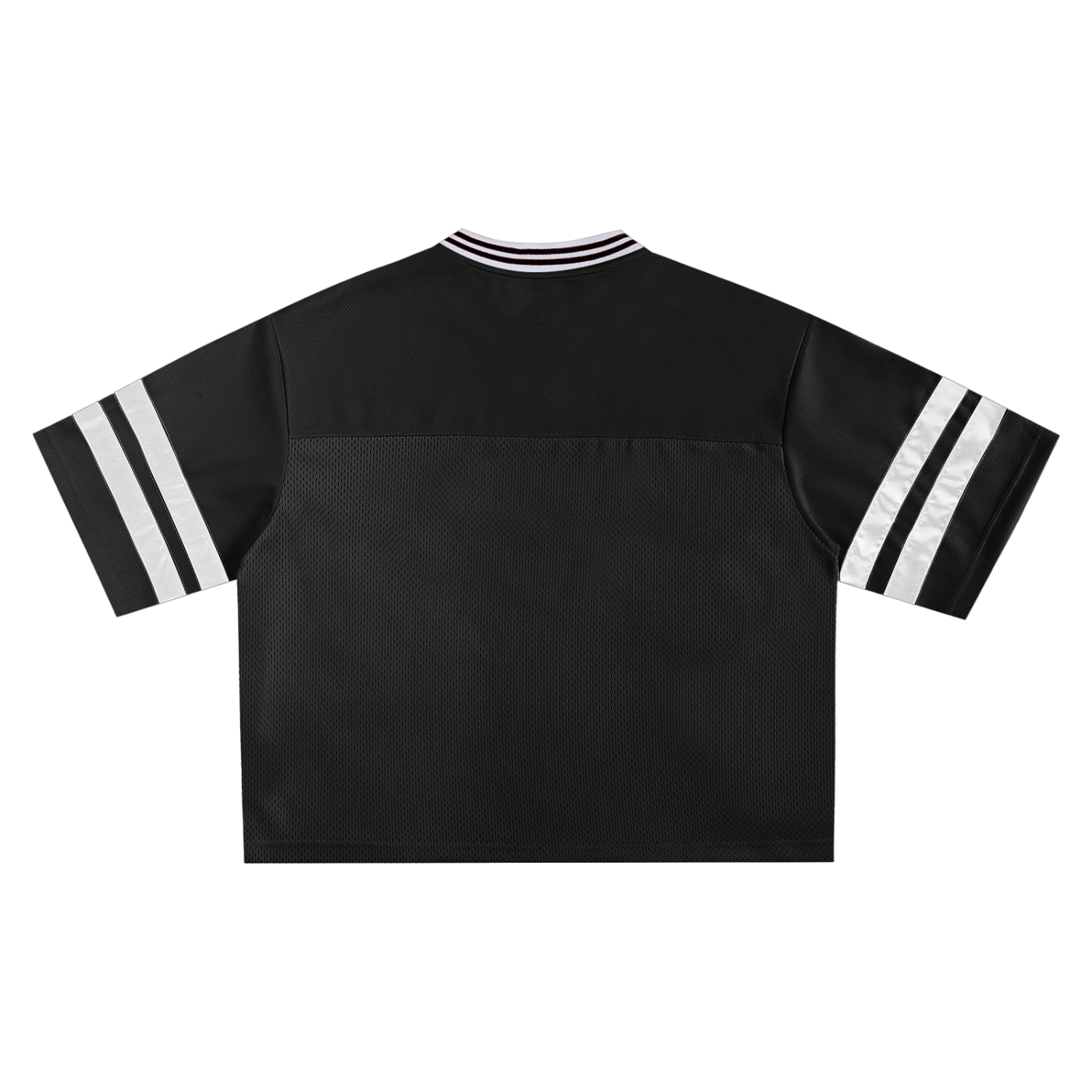 Taped Mesh Boxy T-Shirt