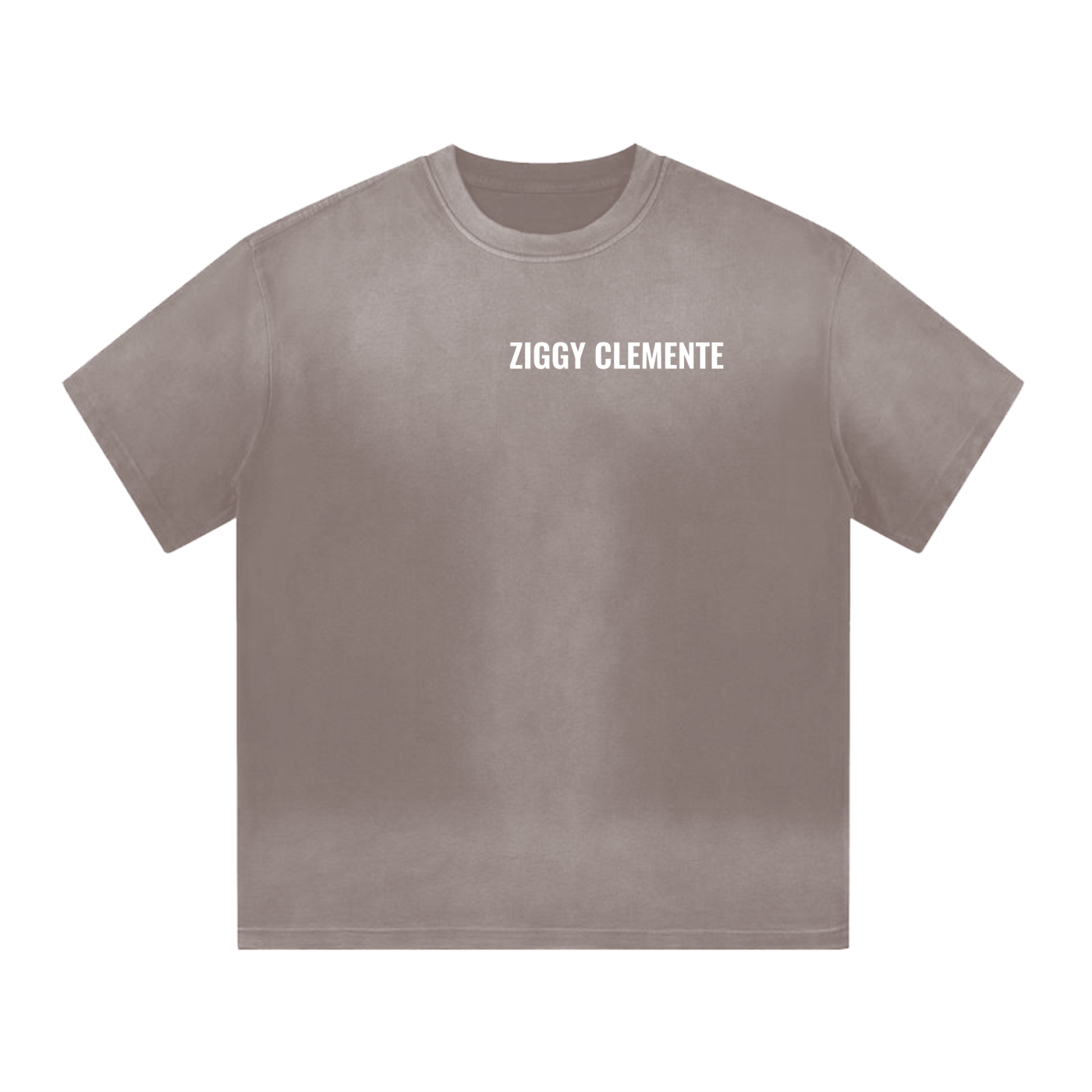 “I” Shape Gradient Washed T-Shirt