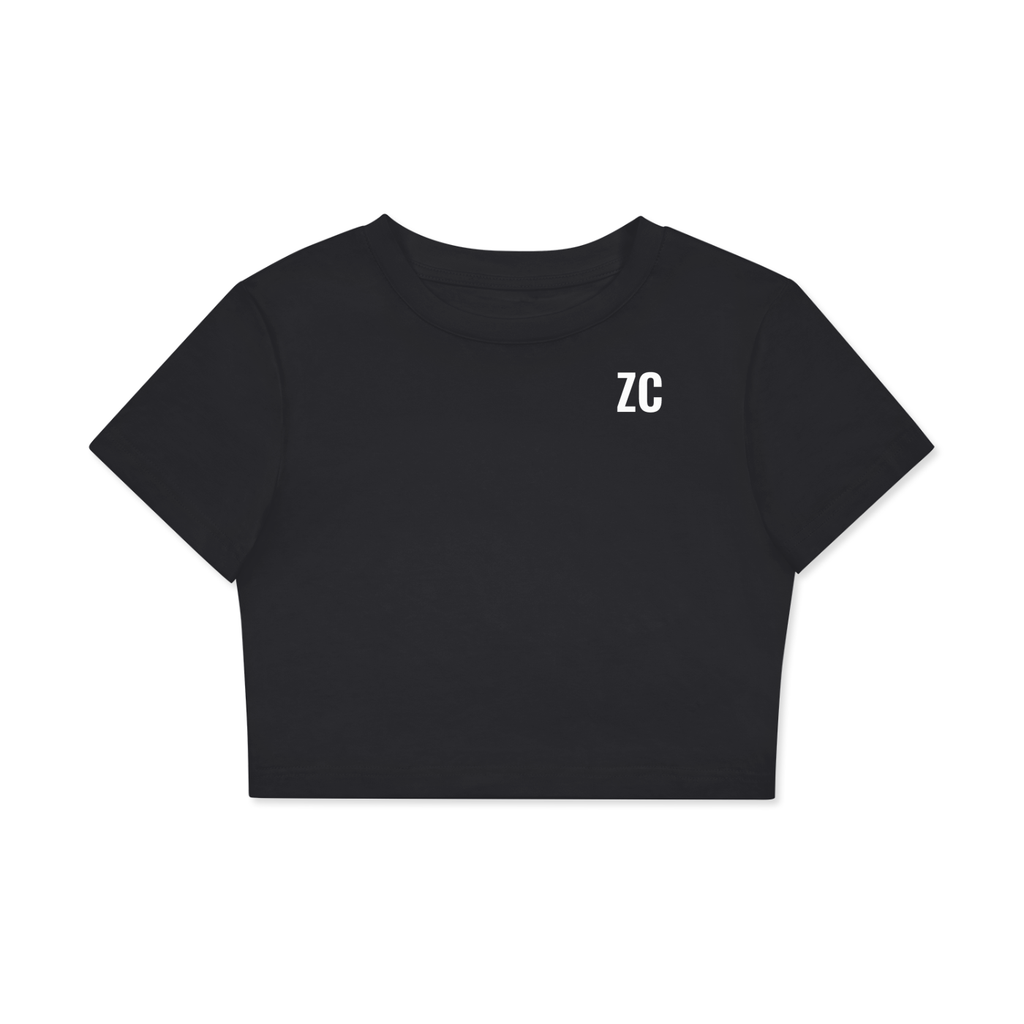 Fitted Crop Cotton T-Shirt