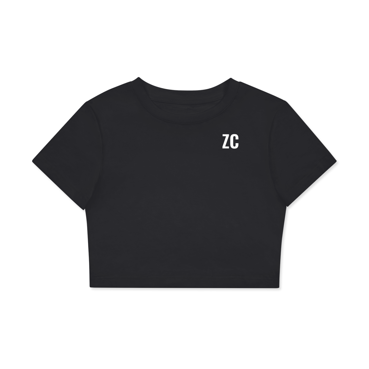 Fitted Crop Cotton T-Shirt