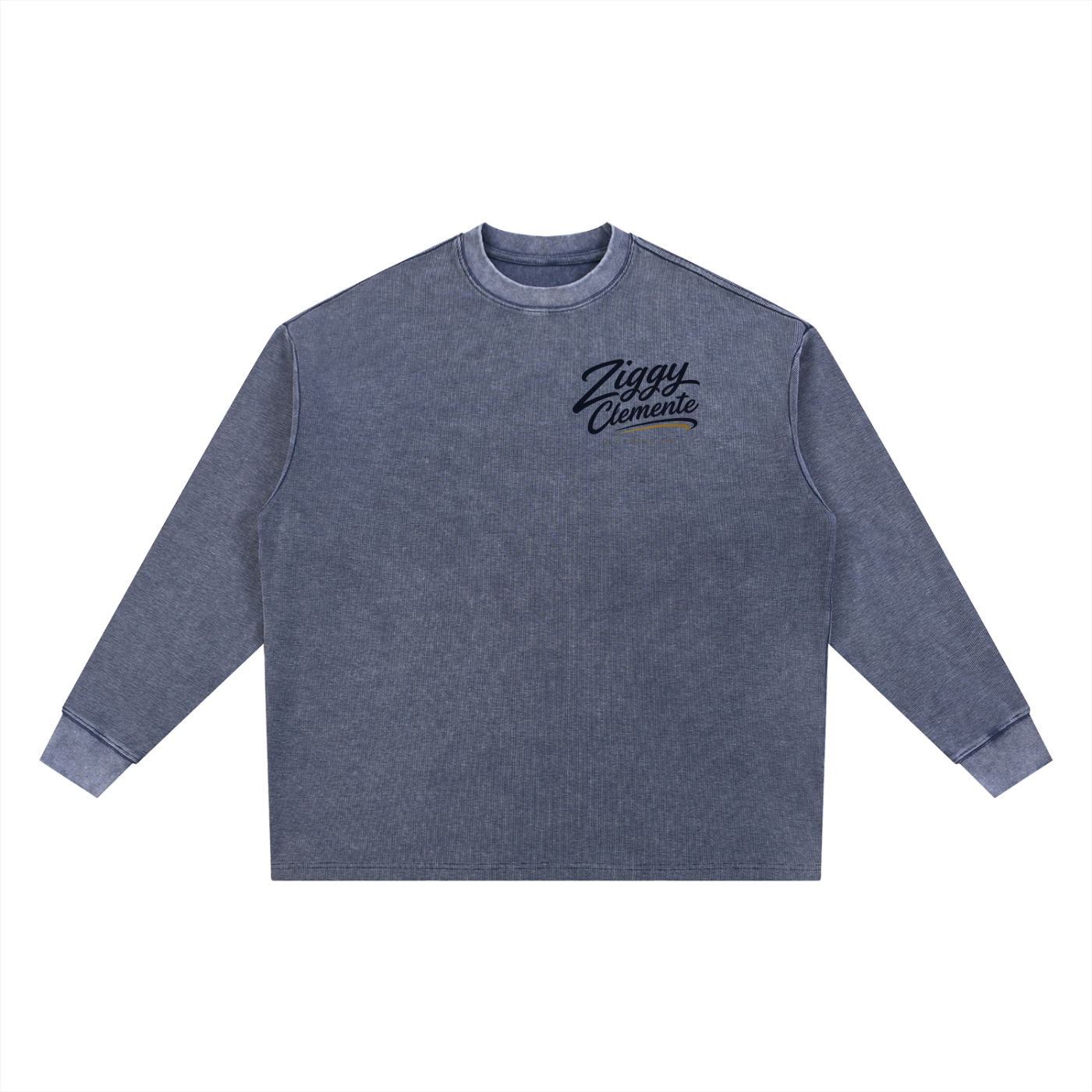 Mineral Wash Waffle Oversized T-Shirt