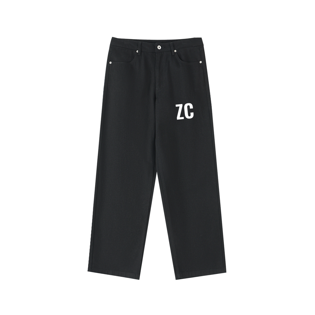 Heavyweight Cotton Straight-Leg Pants