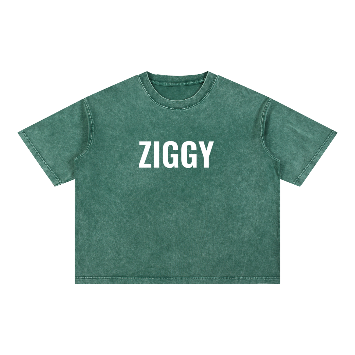 Mineral Wash Boxy Cotton T-Shirt