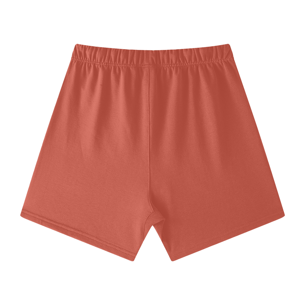 Unisex Earth Tone Loose Fit Cotton Shorts