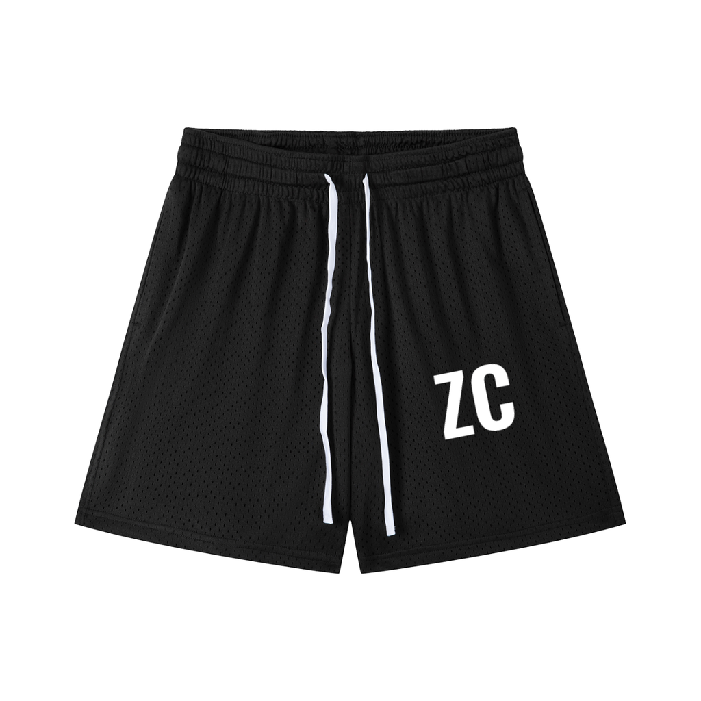 Mesh Drawstring Shorts