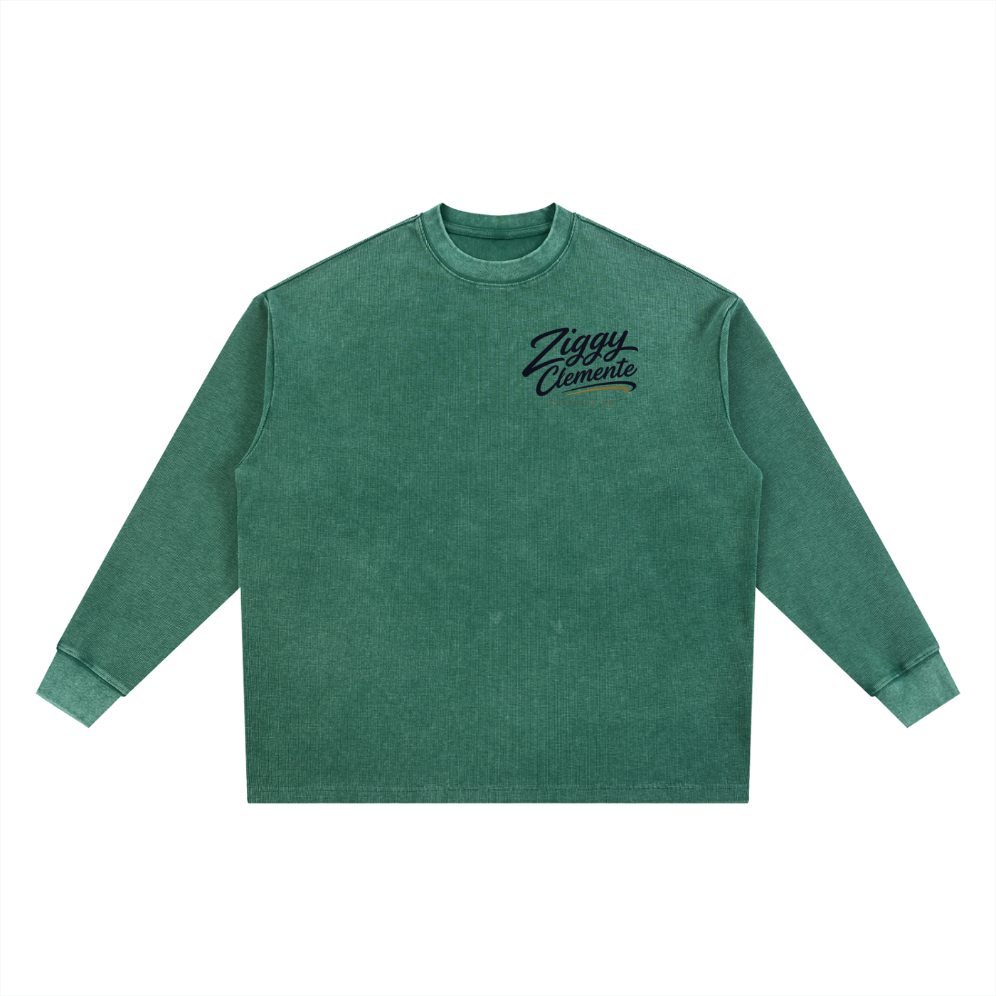 Mineral Wash Waffle Oversized T-Shirt