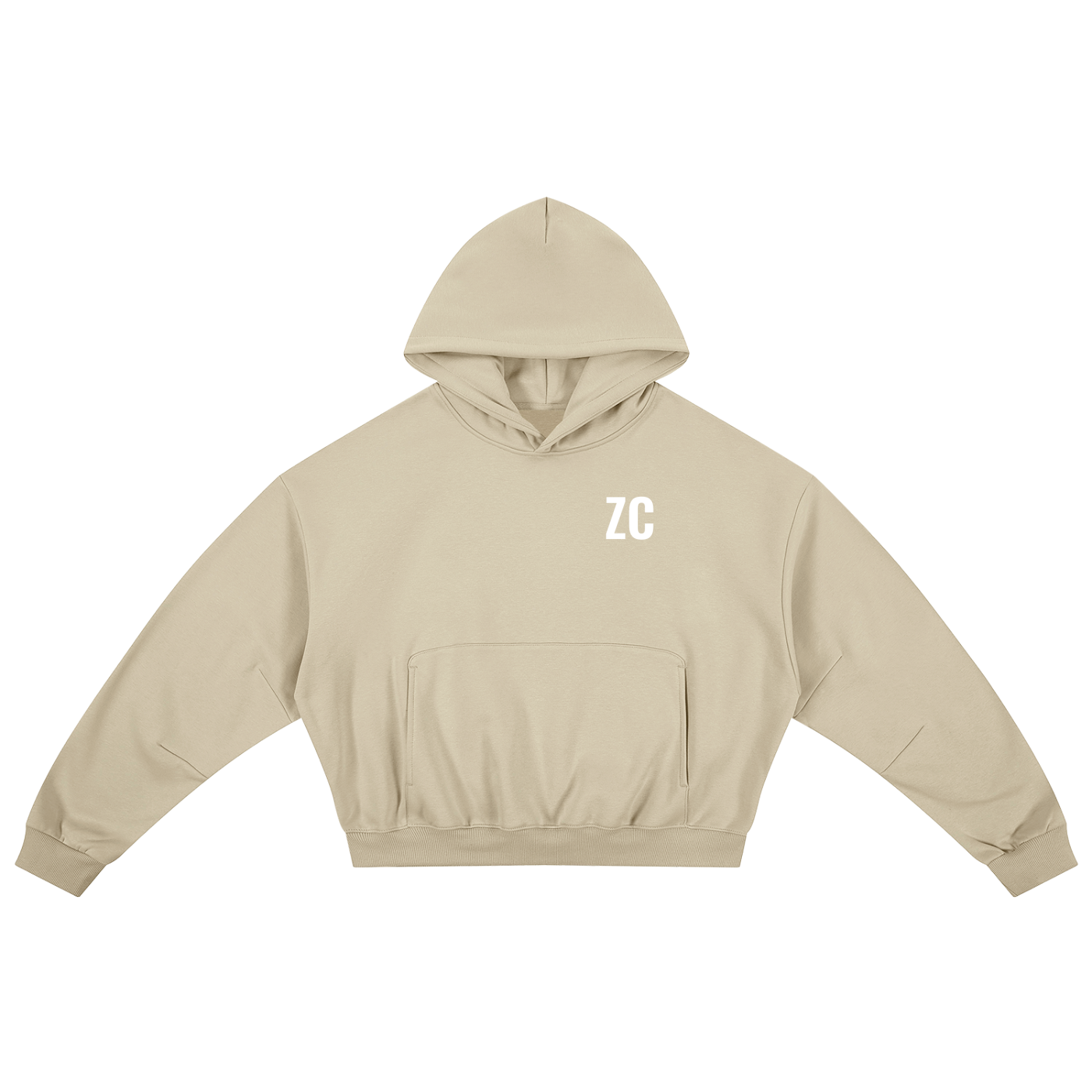 Essential Boxy Darted Sleeve Hoodie