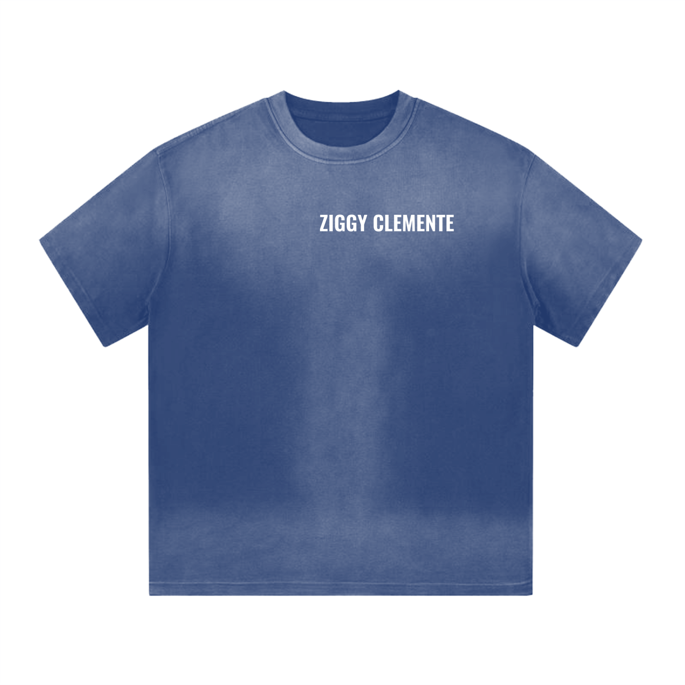 “I” Shape Gradient Washed T-Shirt