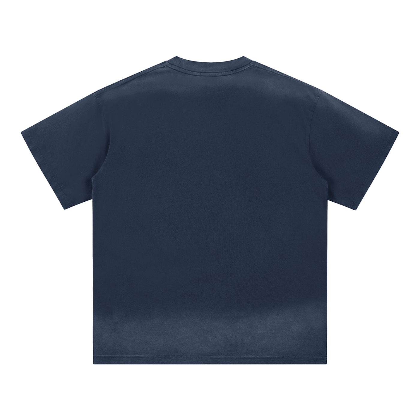 Petite Crew Neck Sunfade Edge T-Shirt