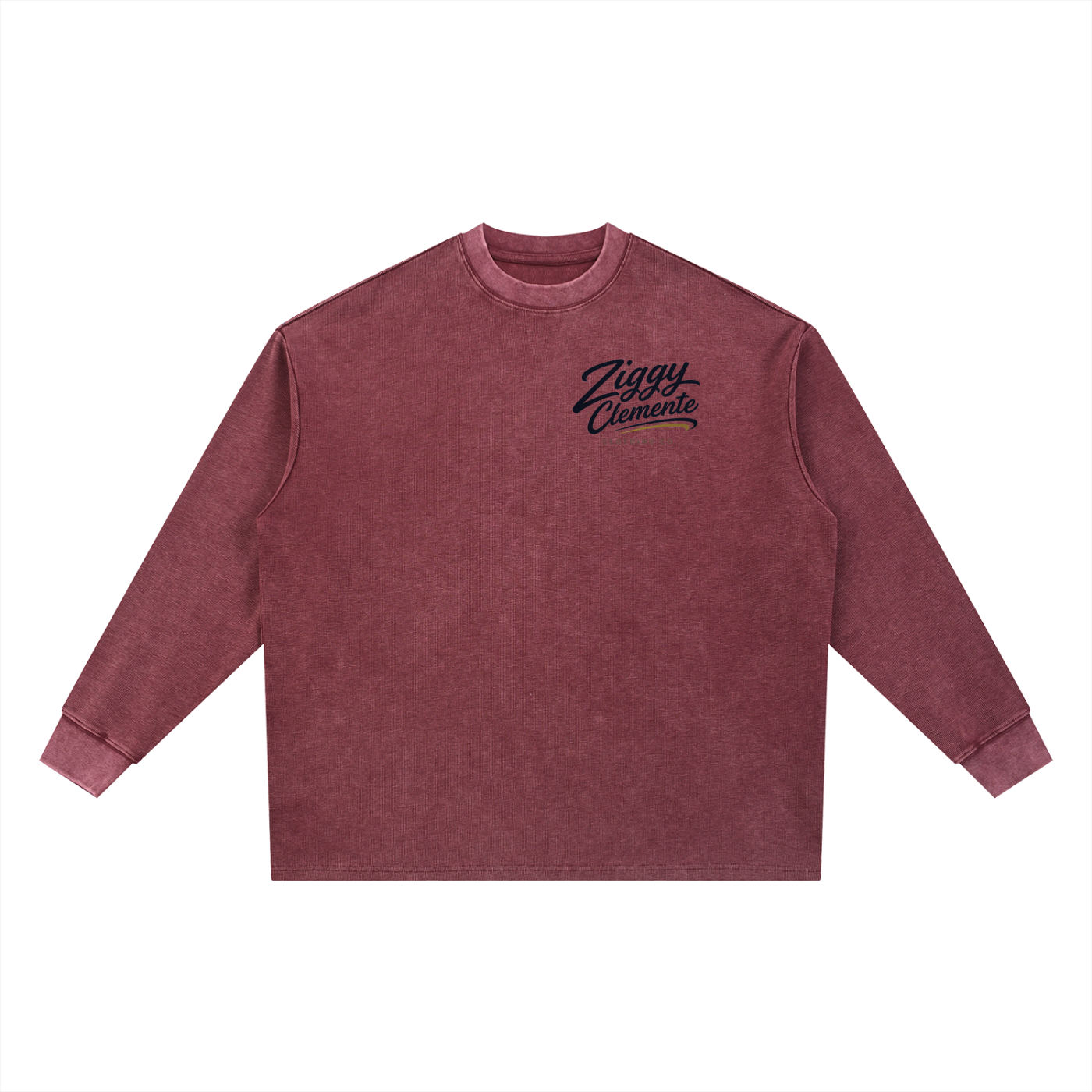 Mineral Wash Waffle Oversized T-Shirt