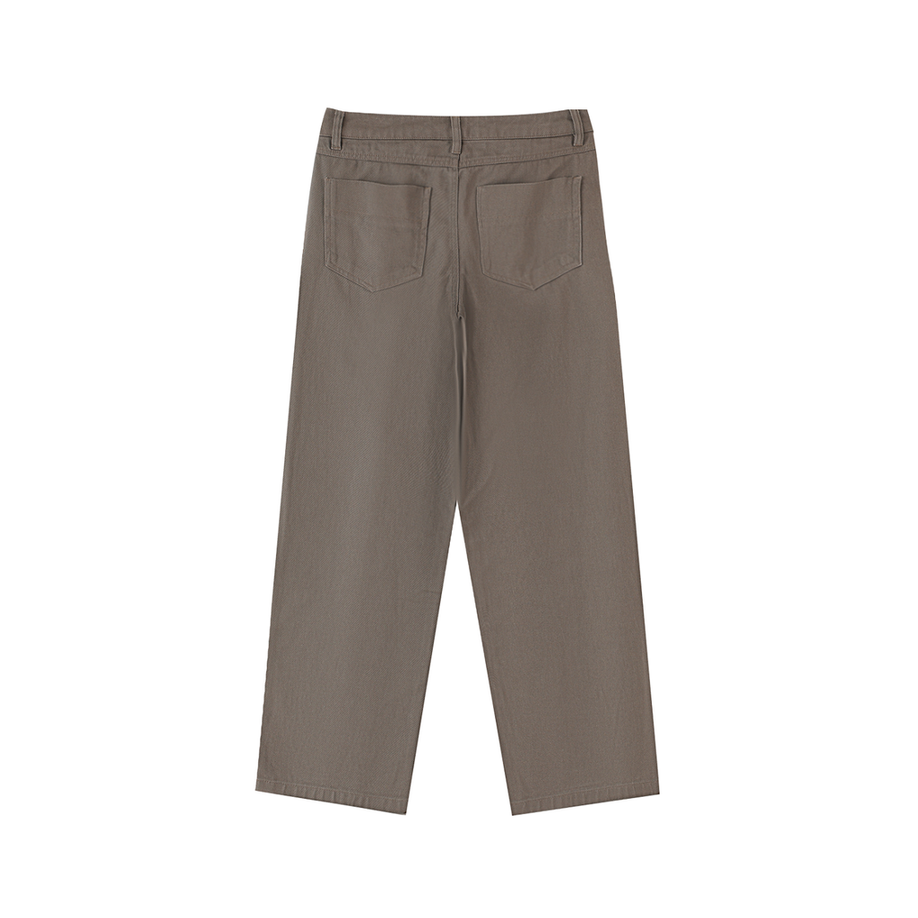 Heavyweight Cotton Straight-Leg Pants