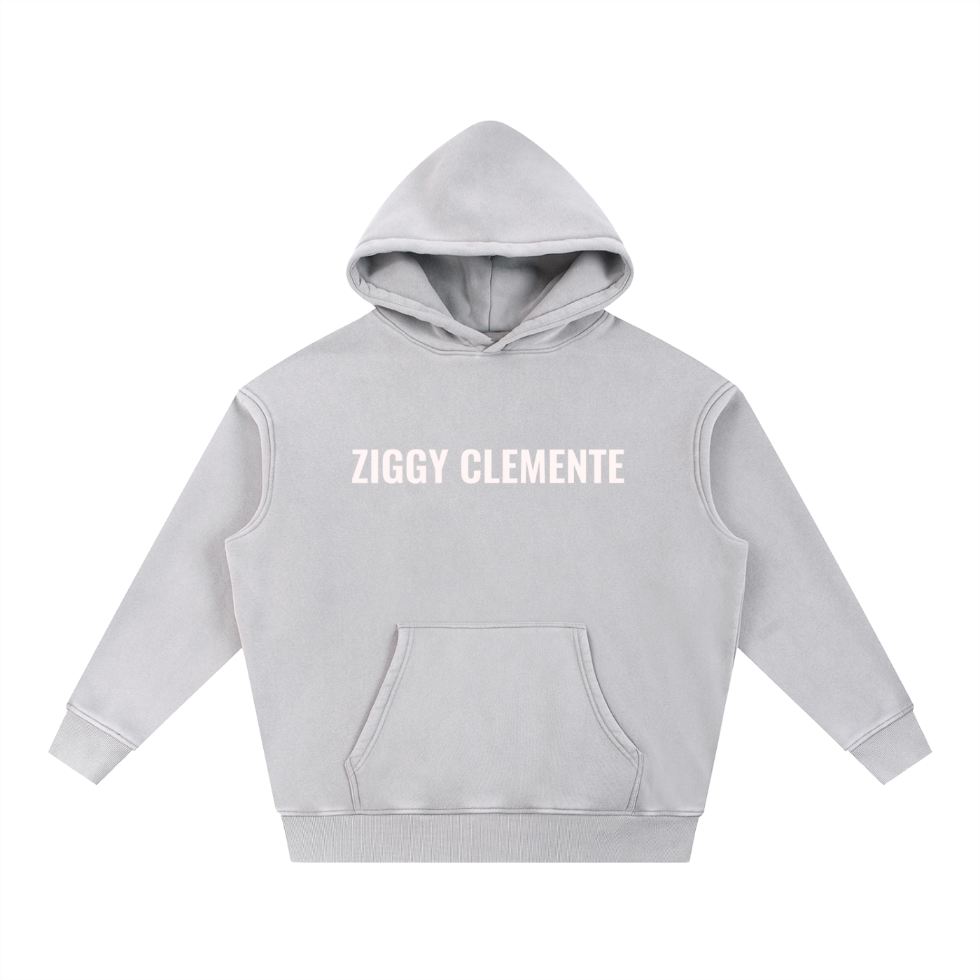 Snow Wash Fleece Oversize Hoodie