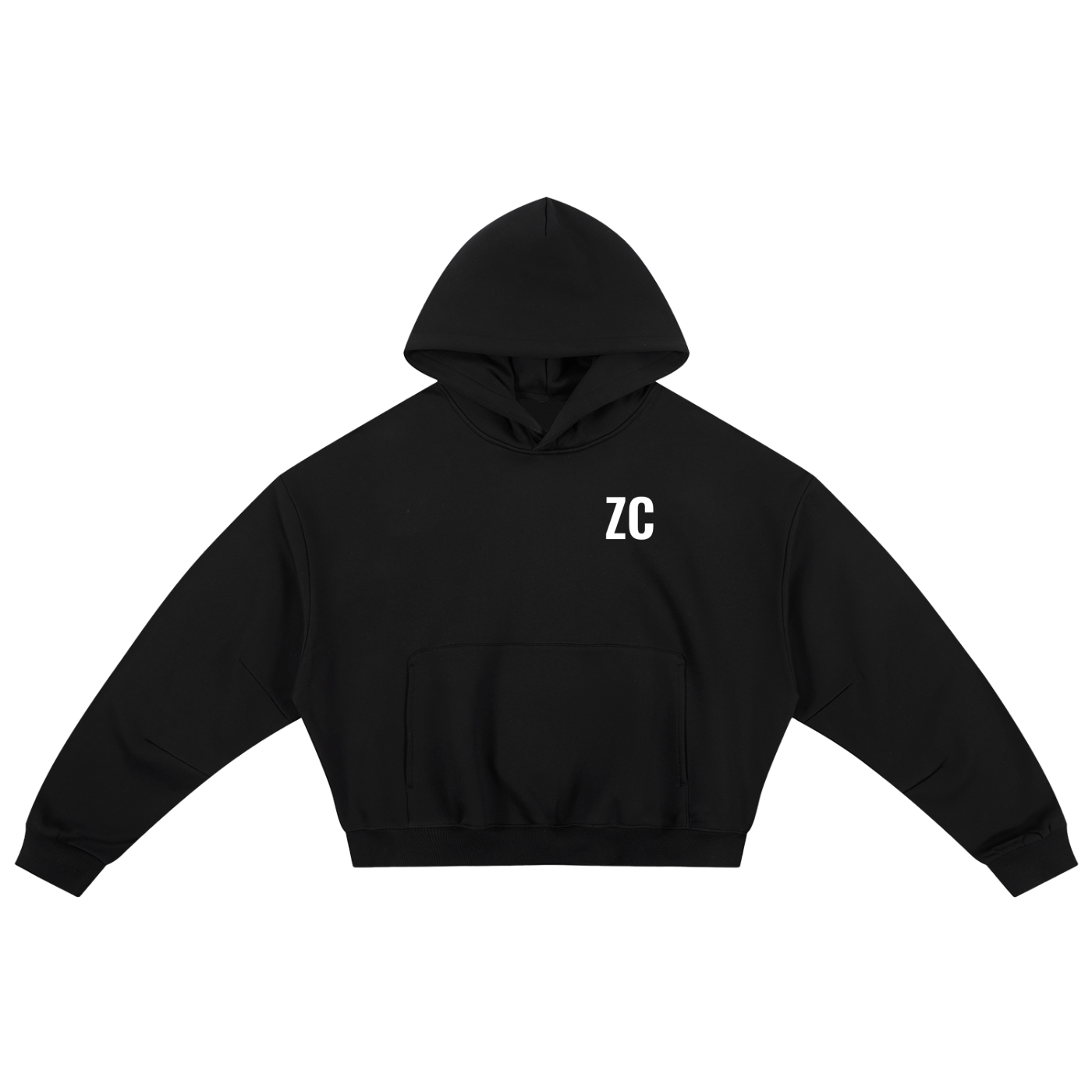Essential Boxy Darted Sleeve Hoodie