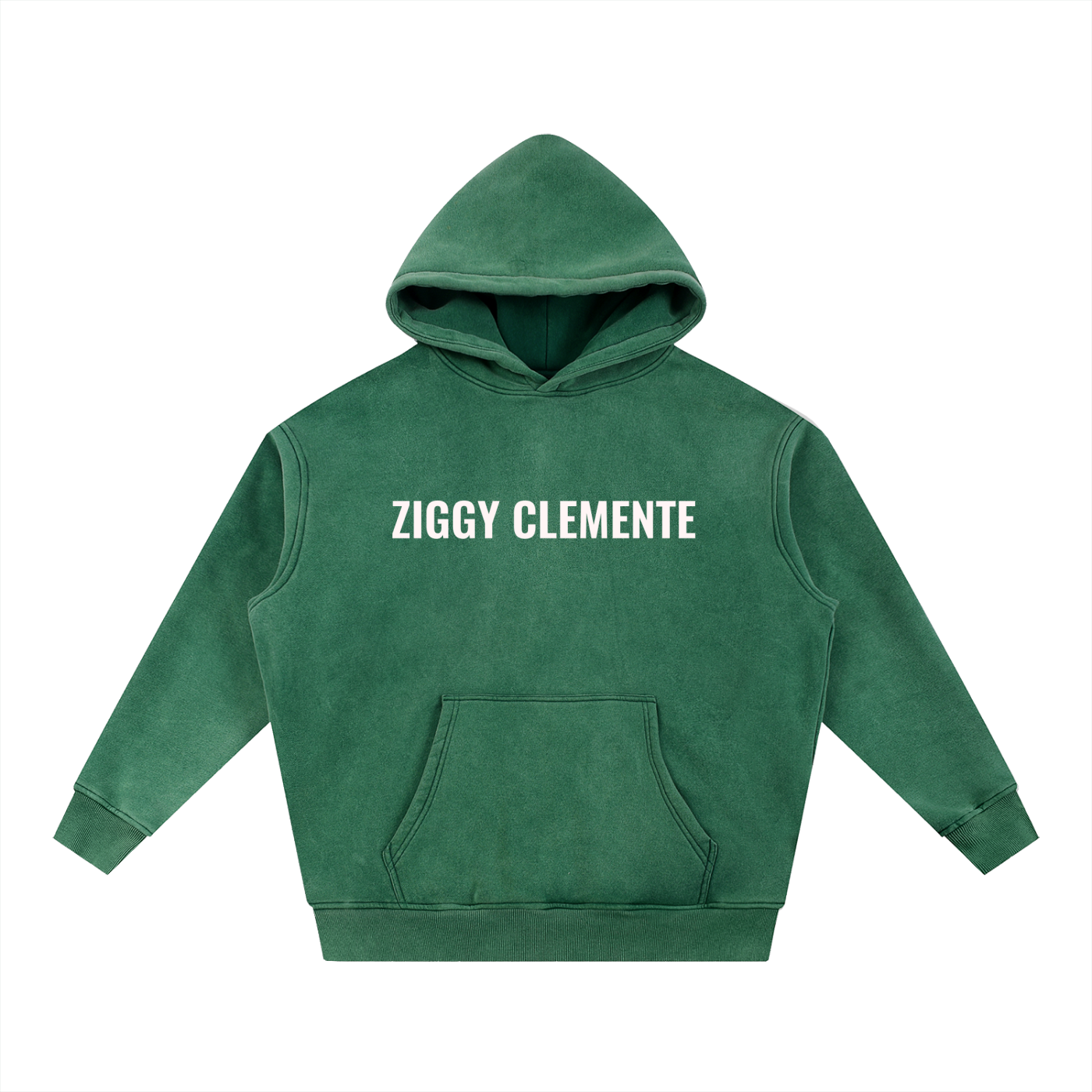 Snow Wash Fleece Oversize Hoodie