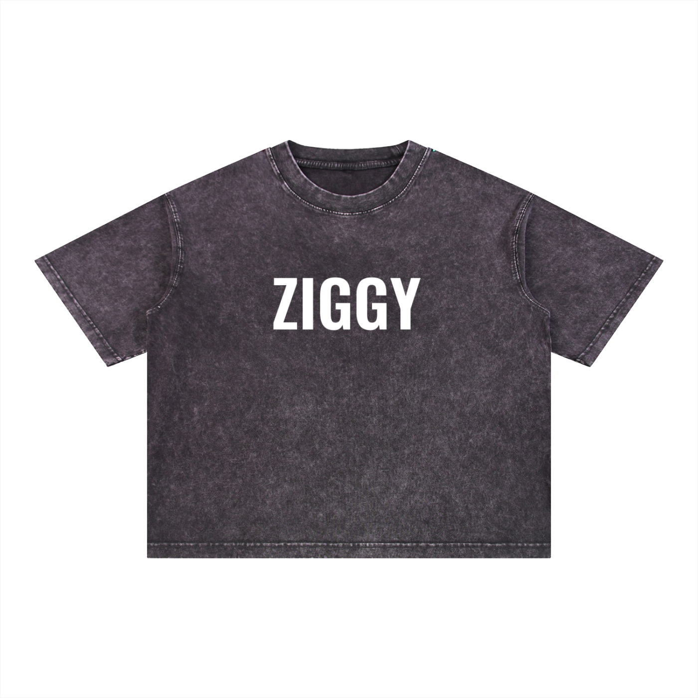 Mineral Wash Boxy Cotton T-Shirt