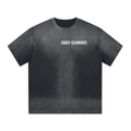 “I” Shape Gradient Washed T-Shirt