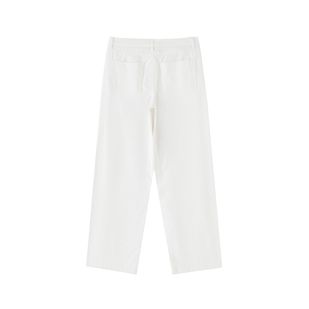 Heavyweight Cotton Straight-Leg Pants