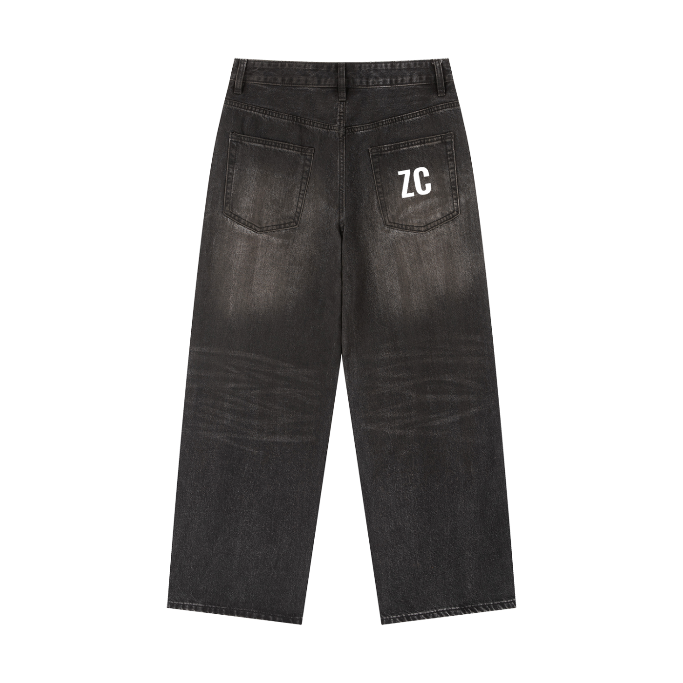 Vintage Wash Heavyweight Denim Jeans