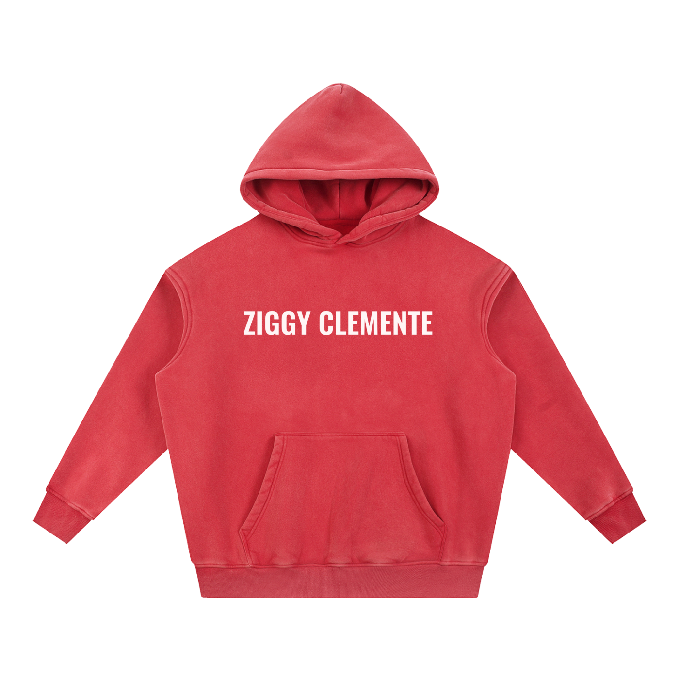 Snow Wash Fleece Oversize Hoodie