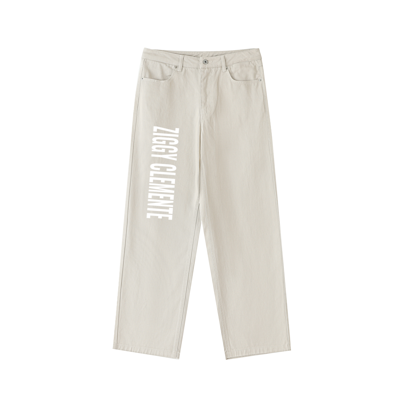 Heavyweight Cotton Straight-Leg Pants