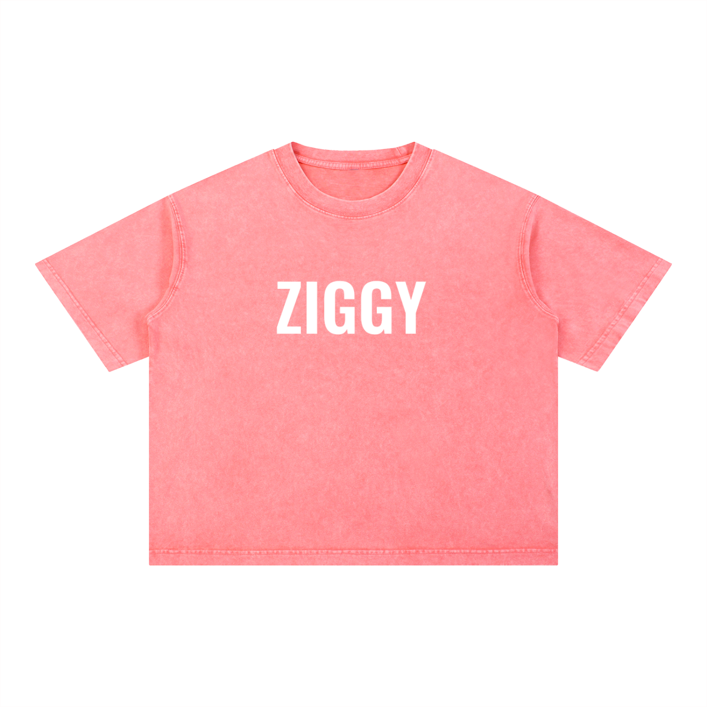 Mineral Wash Boxy Cotton T-Shirt